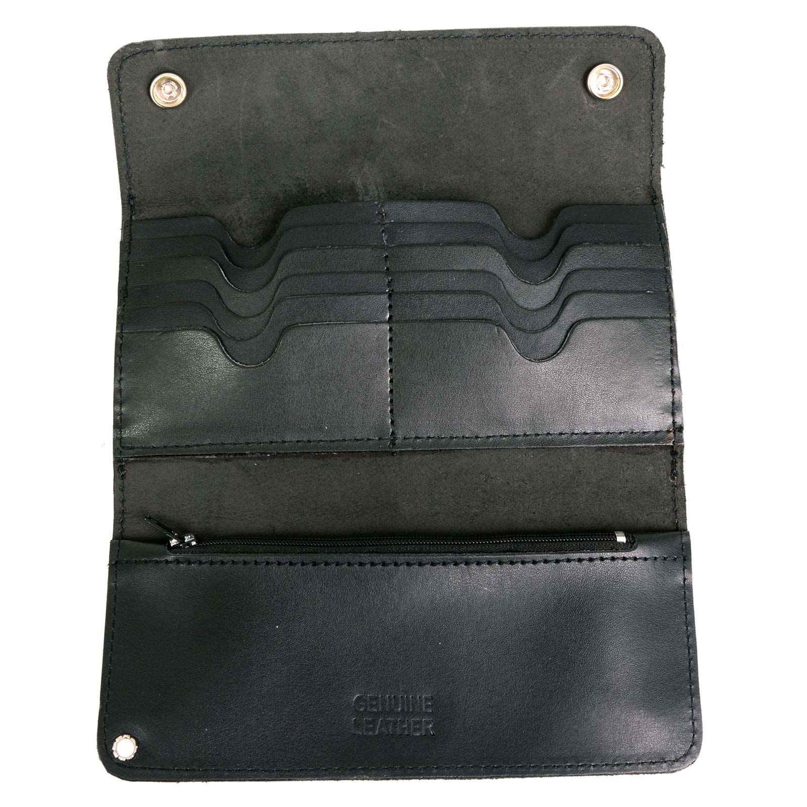 Milwaukee Leather MLW7811 Men's 8” Black Leather Biker