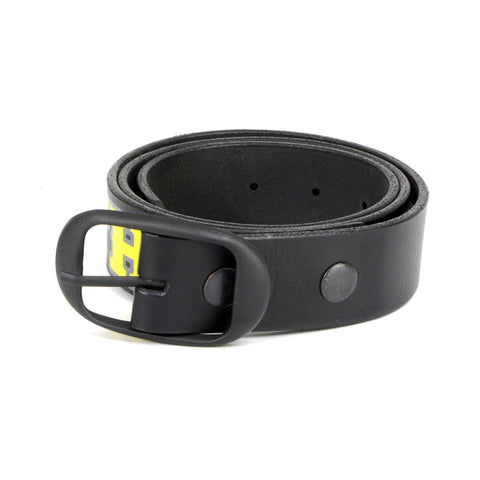 Milwaukee Leather MP7112 Men's We The People Black Genuine Leather Belt with Interchangeable Buckle - 1.5 inches Wide