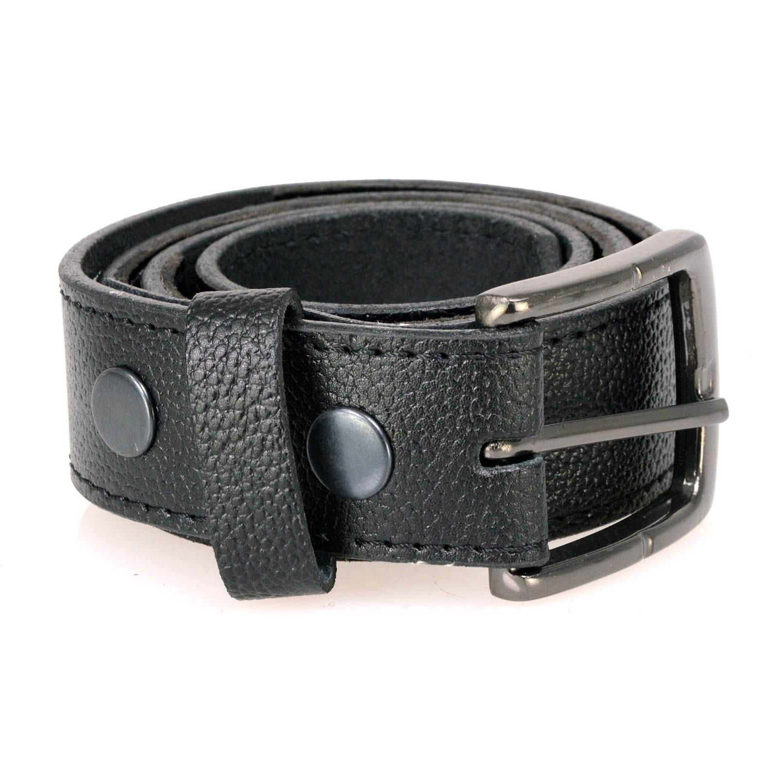 Milwaukee Leather MP7150 Men's Black Genuine Cowhide Leather Money Belt W/ Secure Front Buckle for Motorcycle Rider