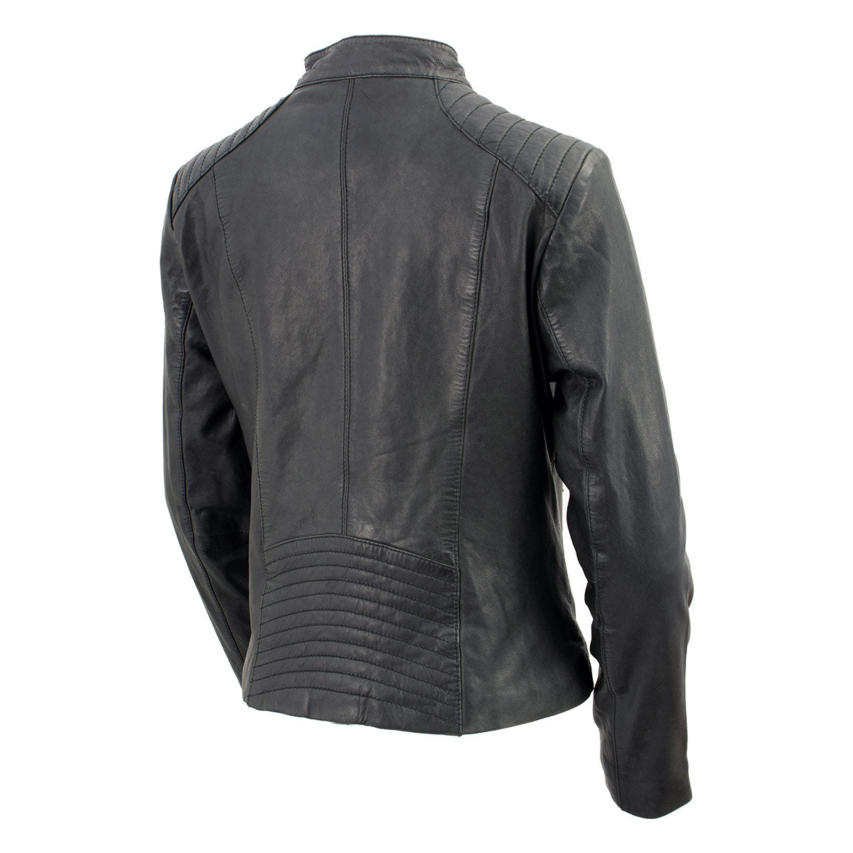 Milwaukee Leather Vintage SFL2814 Women's Black Leather Motorcycle Style Fashion Jacket