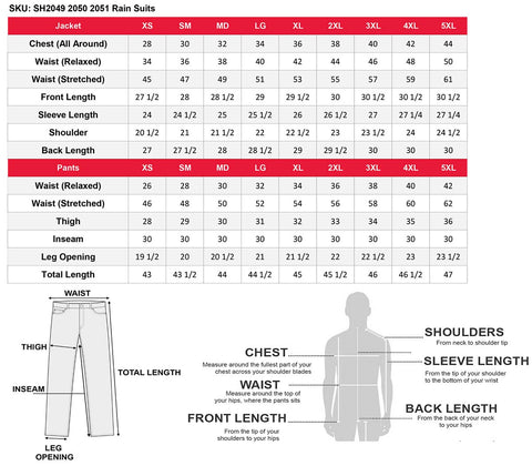 NexGen SH204901 Women's Black and Grey Armored and Hooded Water Proof Rain Suit