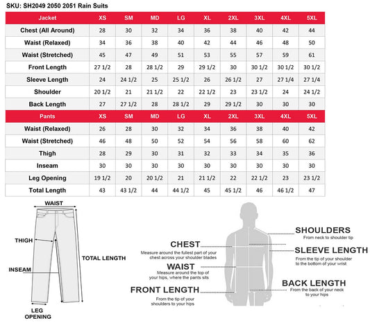 NexGen Ladies SH205001 Black and Grey Armored Hooded Water Proof Rain Suit
