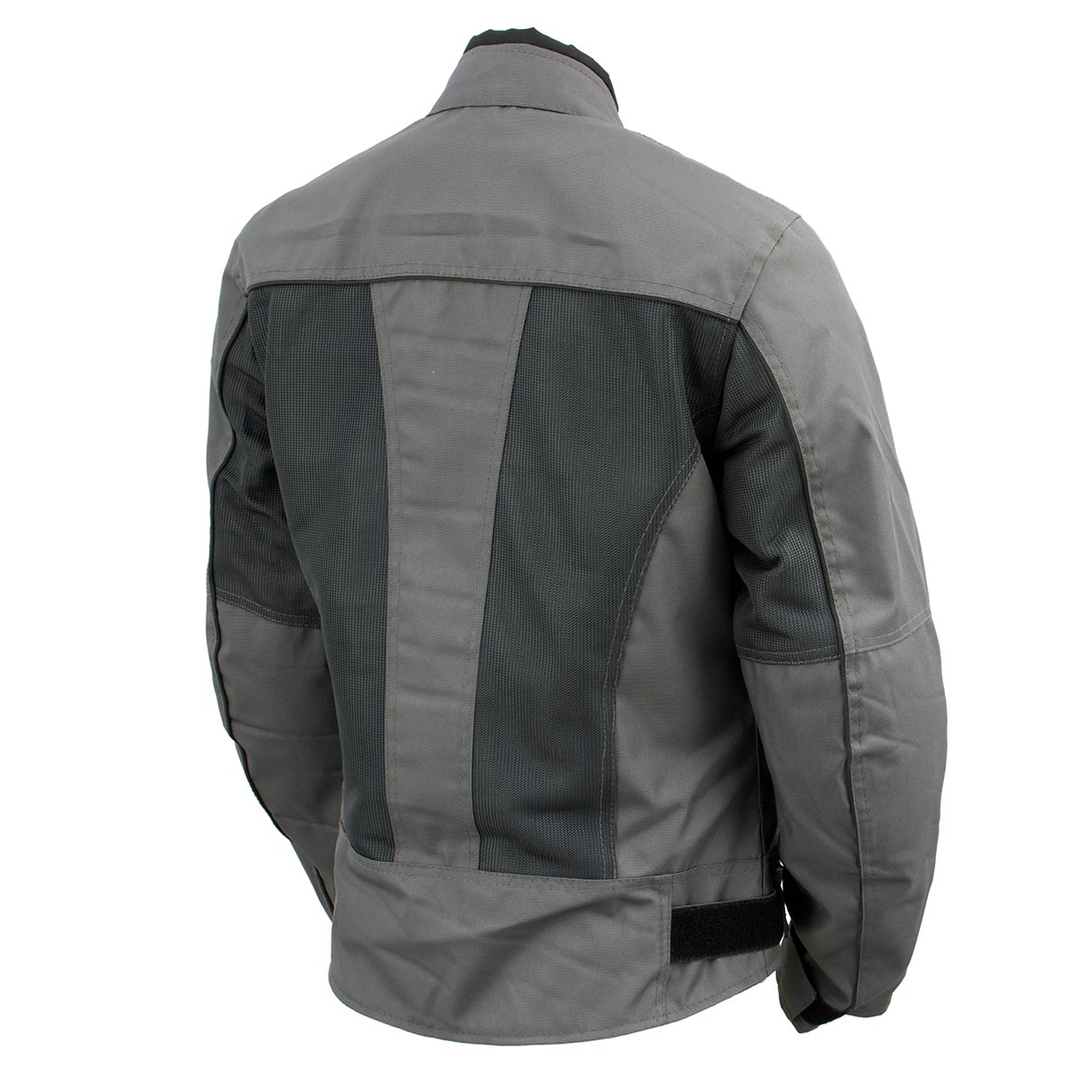 Xelement XS22012 Women's 'Shade' Grey Textile and Mesh Scooter Motorcycle Biker Jacket with X-Armor