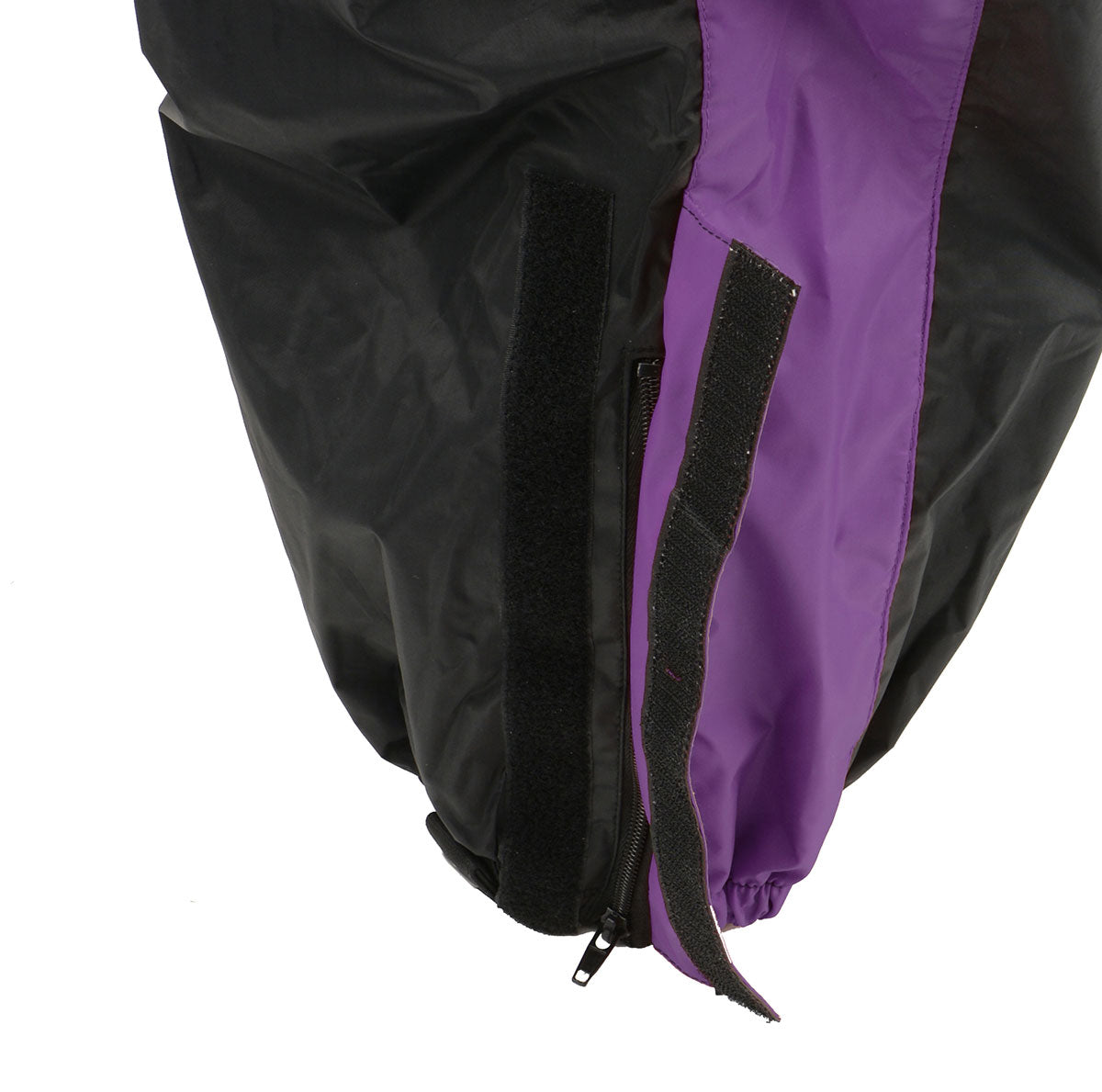 NexGen Ladies XS5001 Black and Purple Water Proof Rain Suit with Reflective Piping