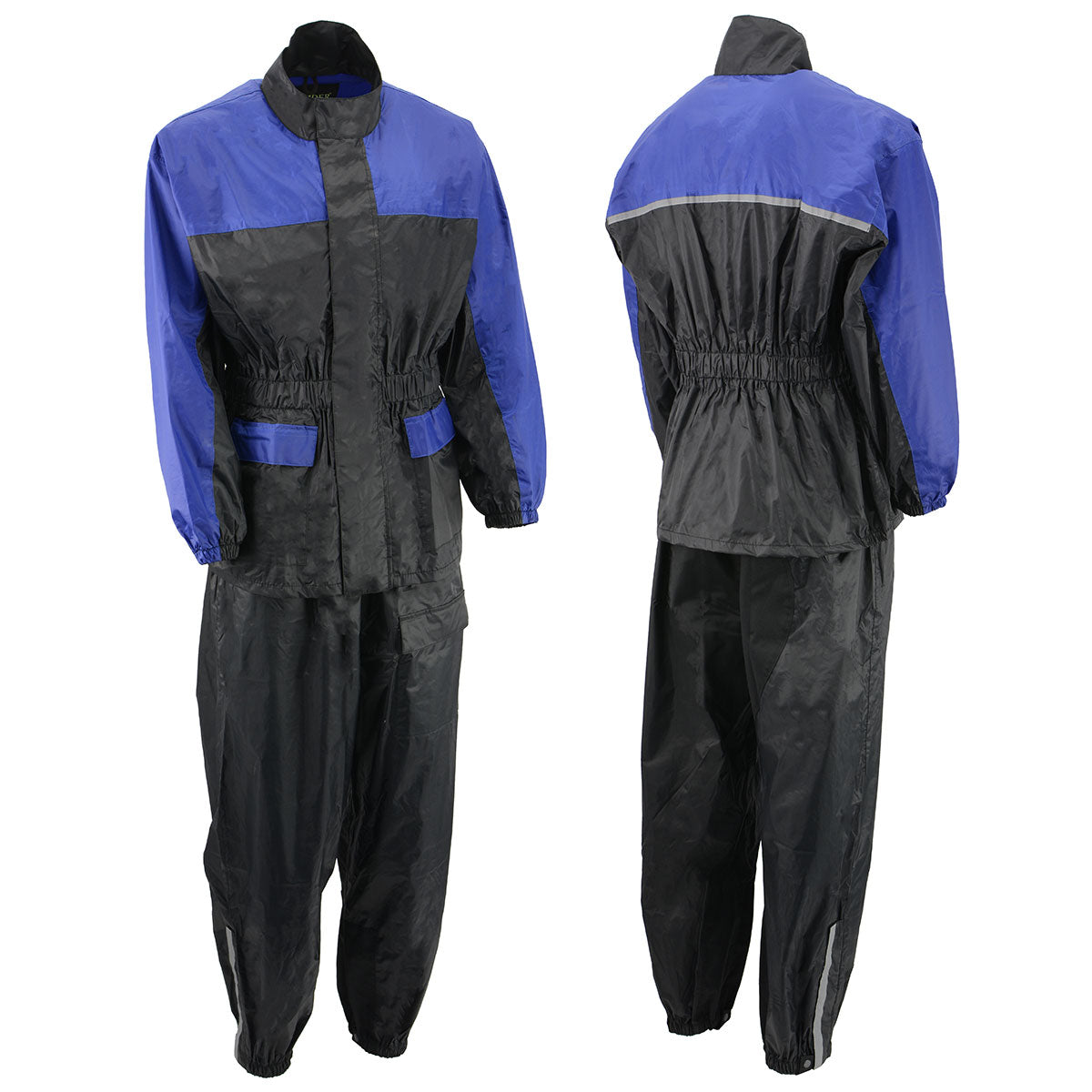 NexGen XS5031 Women's Blue and Black Water Proof Rain Suit with
