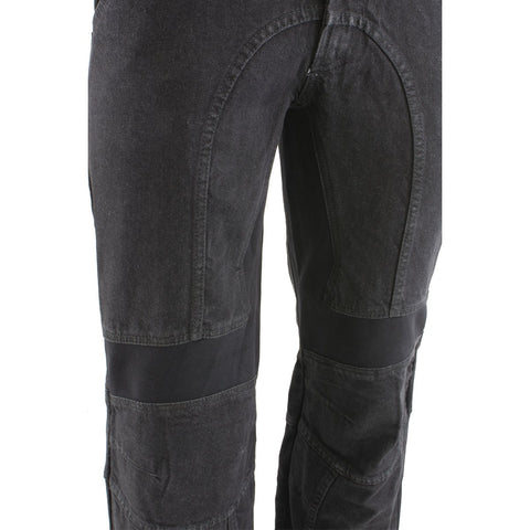 Xelement 055030 Men's Classic Fit Black Denim Motorcycle Racing Pants with X-Armor Protection
