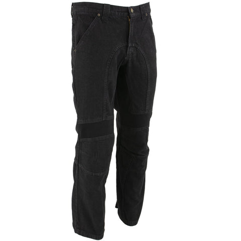 Xelement 055030 Men's Classic Fit Black Denim Motorcycle Racing Pants with X-Armor Protection