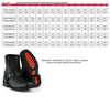 Xelement 1436 Men's 'Butch' Black Leather Short Harness Motorcycle Boots