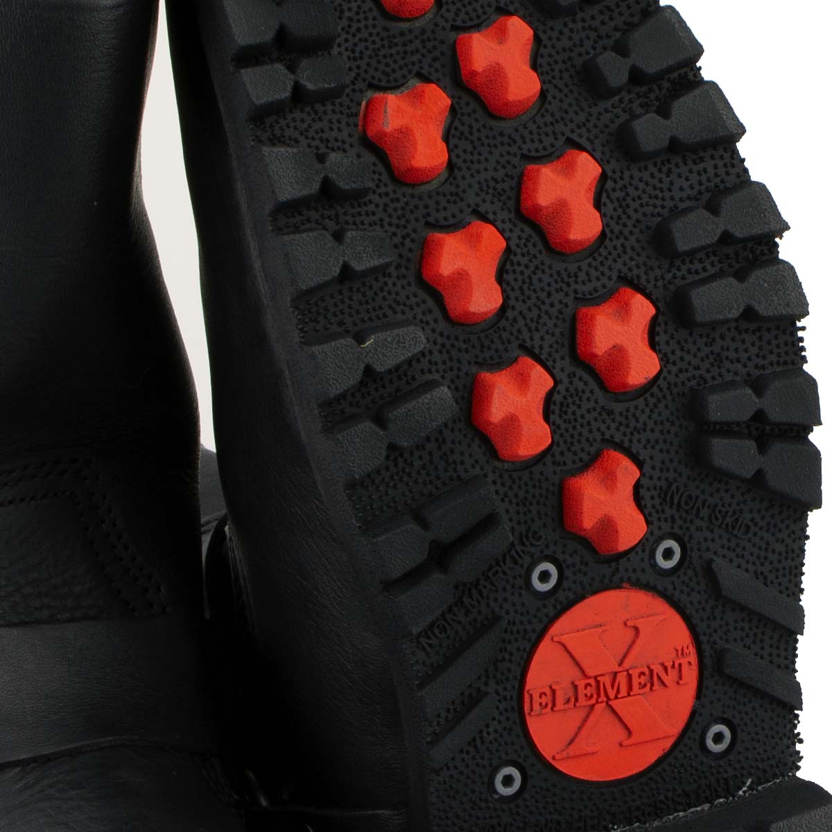 Xelement 1443 Men's Black 'Rider' 13-Inch Leather Harness Motorcycle Biker Boots
