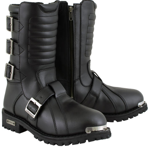 Xelement steel toe engineer boots hotsell