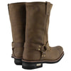 Xelement 1556 Men's 'Crazy Horse' Brown Leather Harness Motorcycle Boots
