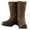 Xelement 1556 'Crazy Horse' Men's Brown Harness Motorcycle Boots