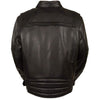 Milwaukee Leather MLM1570 Men's Black Leather Motorcycle Jacket with Side Set Buckles and Gun Pocket - Milwaukee Leather Mens Leather Jackets