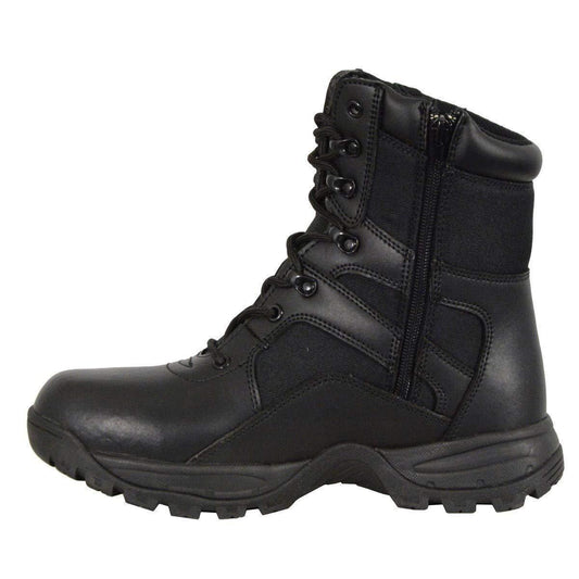 Milwaukee Performance MBM9105 Mens 9-Inch Black Tactical Lace to Toe Leather Boots - Milwaukee Leather Mens Boots