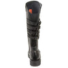Milwaukee Leather MBL9345 Womens Black 15-inch High Rise Leather Riding Boots with Four Calf Buckles - Milwaukee Leather Womens Boots