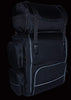 X-680-Bag Motorcycle Large Textile Sissy Bar Travel Bag - Black