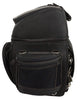 Milwaukee Leather SH682-Black Medium Motorcycle Textile Sissy Bar Travel Bag