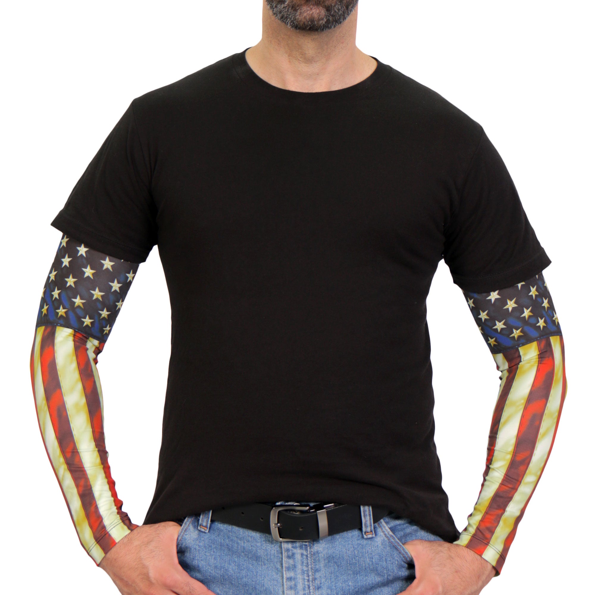 Hot Leathers ARM1015 Vintage Flag Arm Sleeve
