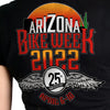 Official 2022 Arizona Bike Week Ladies Logo T-Shirt