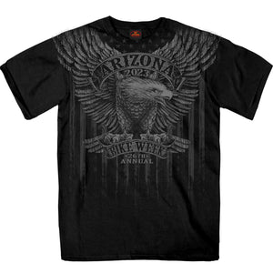 2023 Arizona Bike Week Upwing Eagle Jumbo Print Men's T-Shirt AZM1361