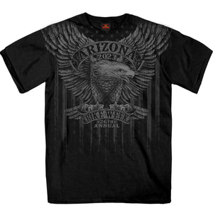 2023 Arizona Bike Week Upwing Eagle Jumbo Print Men's T-Shirt AZM1361
