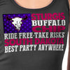 Sturgis Buffalo Chip Best Party Anywhere Ladies Tank Top
