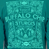 Official 2021 Sturgis Buffalo Chip Paisley Ladies Long Sleeve
