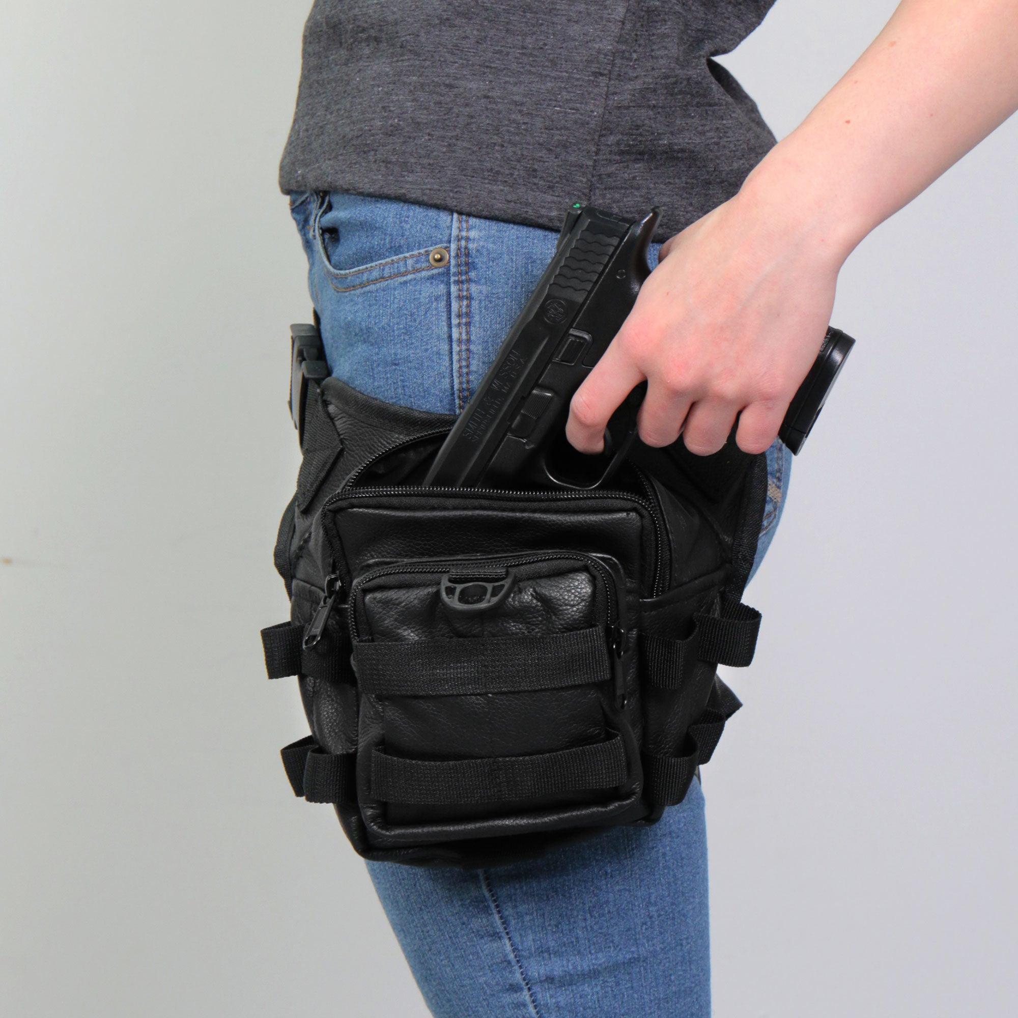 x8 Buckle | Black Tactical Gun Belt