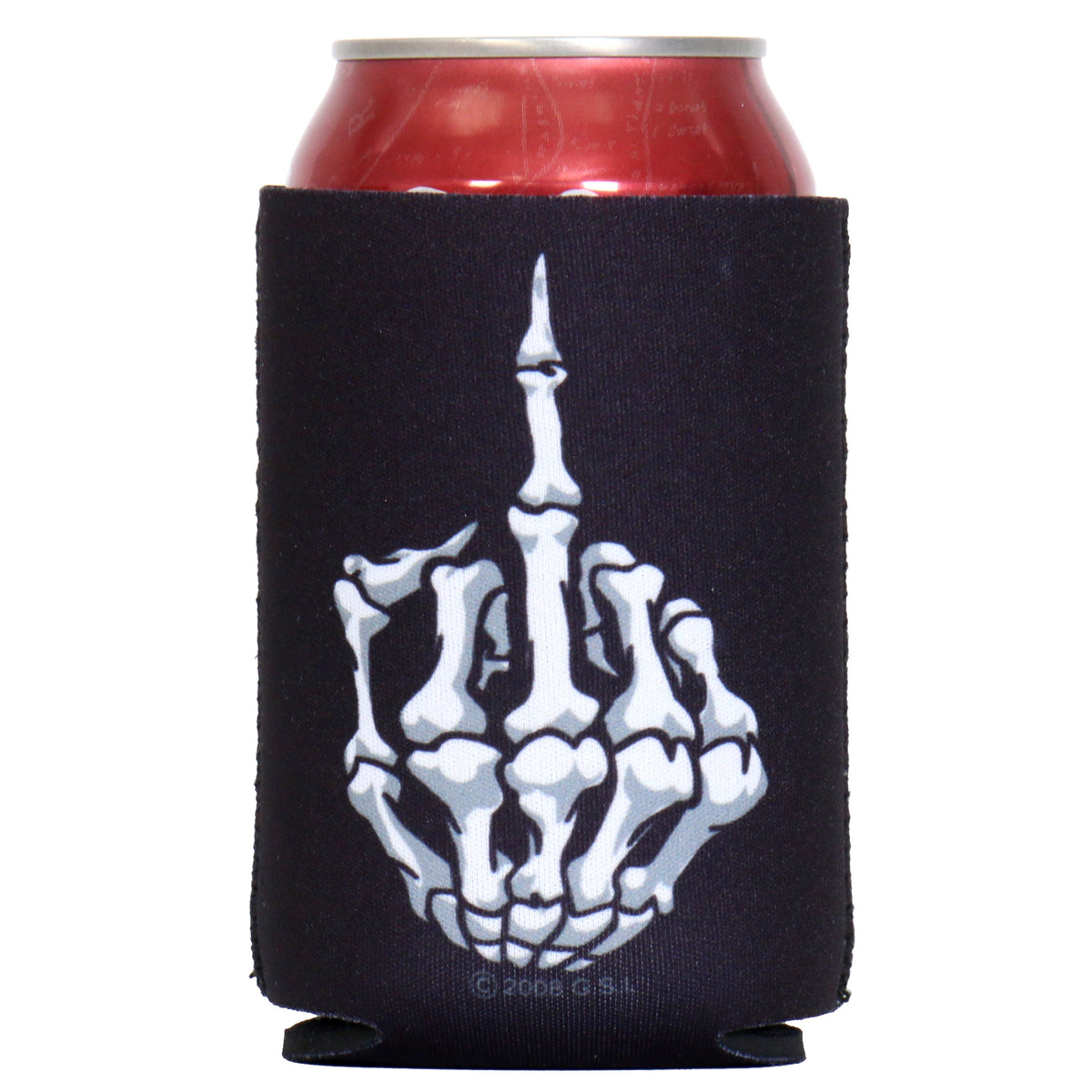 Hot Leathers Skeleton Middle Finger Can Wrap