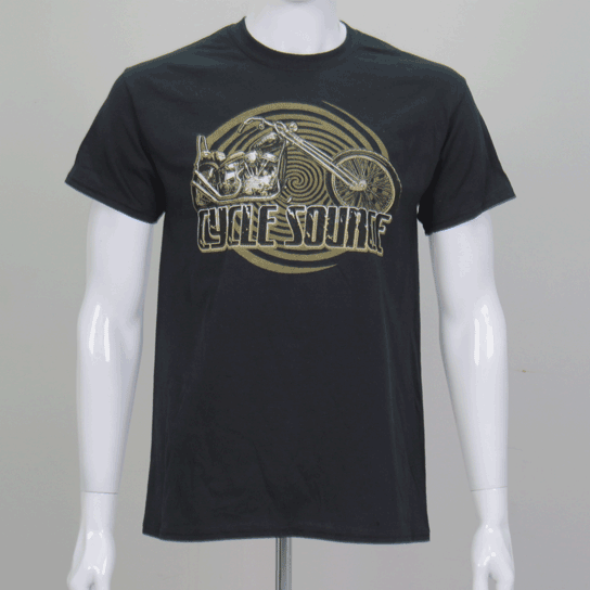 Official Cycle Source Magazine CSM1006 Mens Chopper Black T-Shirt