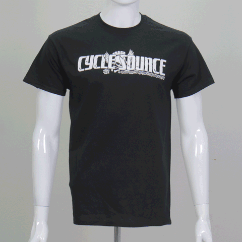 Official Cycle Source Magazine CSM1008 Men’s Scooter Tramp Black T-Shirt
