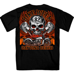 2023 Daytona Bike Week Skull Pistons Men's T-Shirt