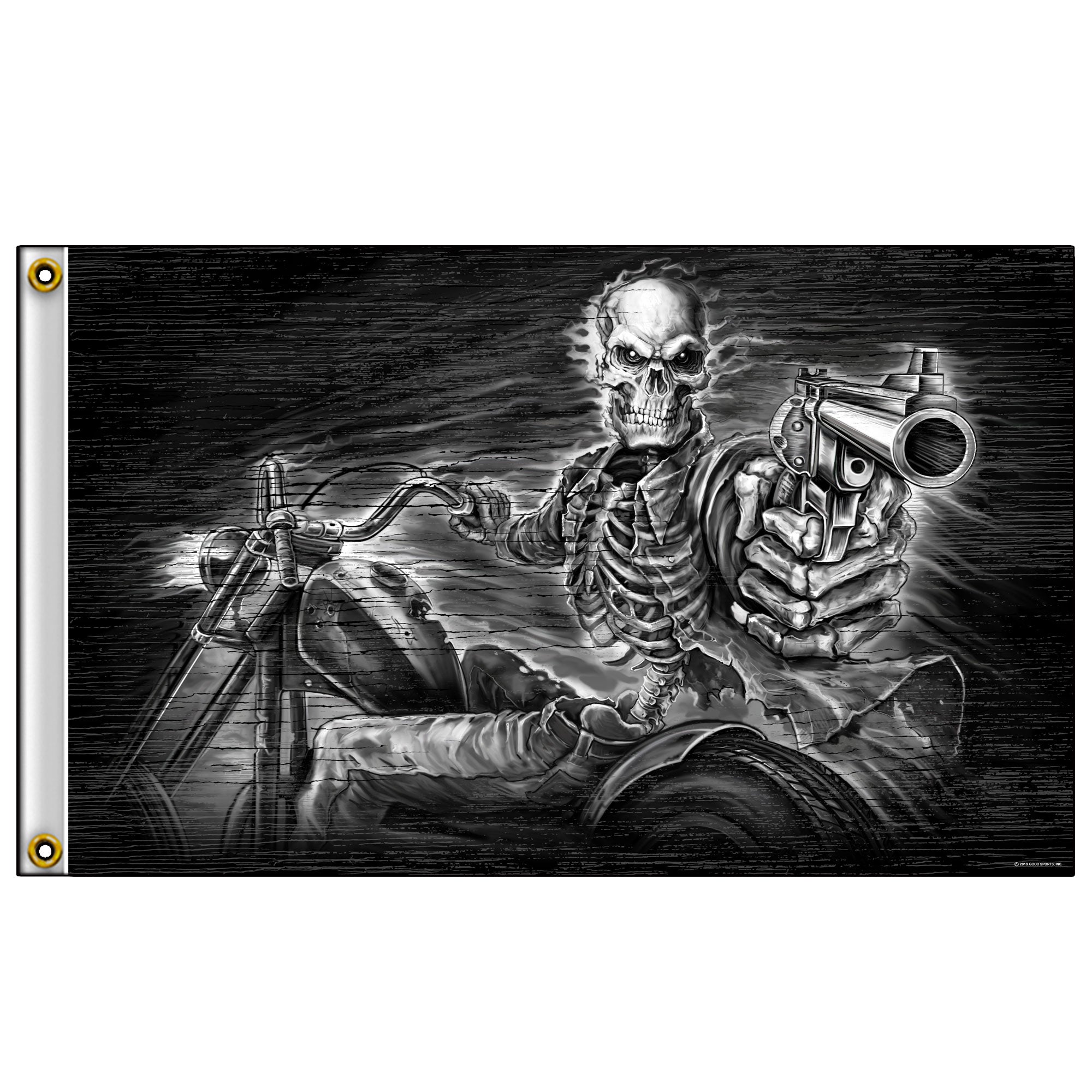 Hot Leathers FGA1075 Assassin Rider Flag 3X5