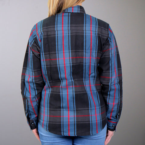 Hot Leathers FLL3007 Ladies 'Long Live The King' Flannel Shirt