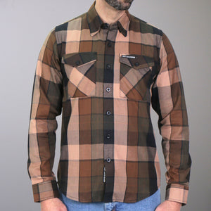 Hot Leathers FLM2013 Men's 'Sidewinder' Flannel Long Sleeve Shirt