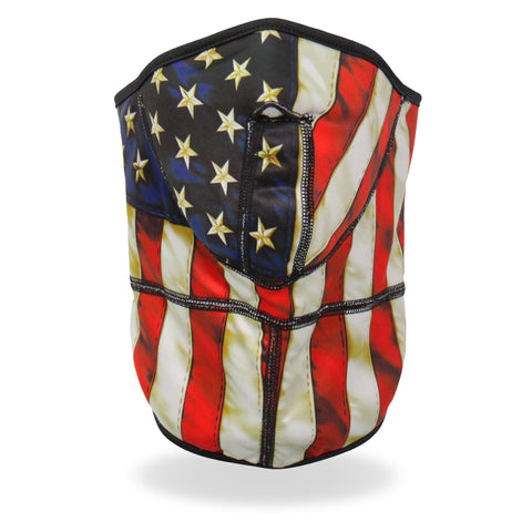 Hot Leathers FWC2002 American Flag Face Wrap Neck Warmer