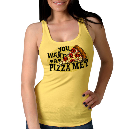 Hot Leathers Ladies Pizza Me Tank Top