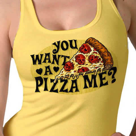 Hot Leathers Ladies Pizza Me Tank Top