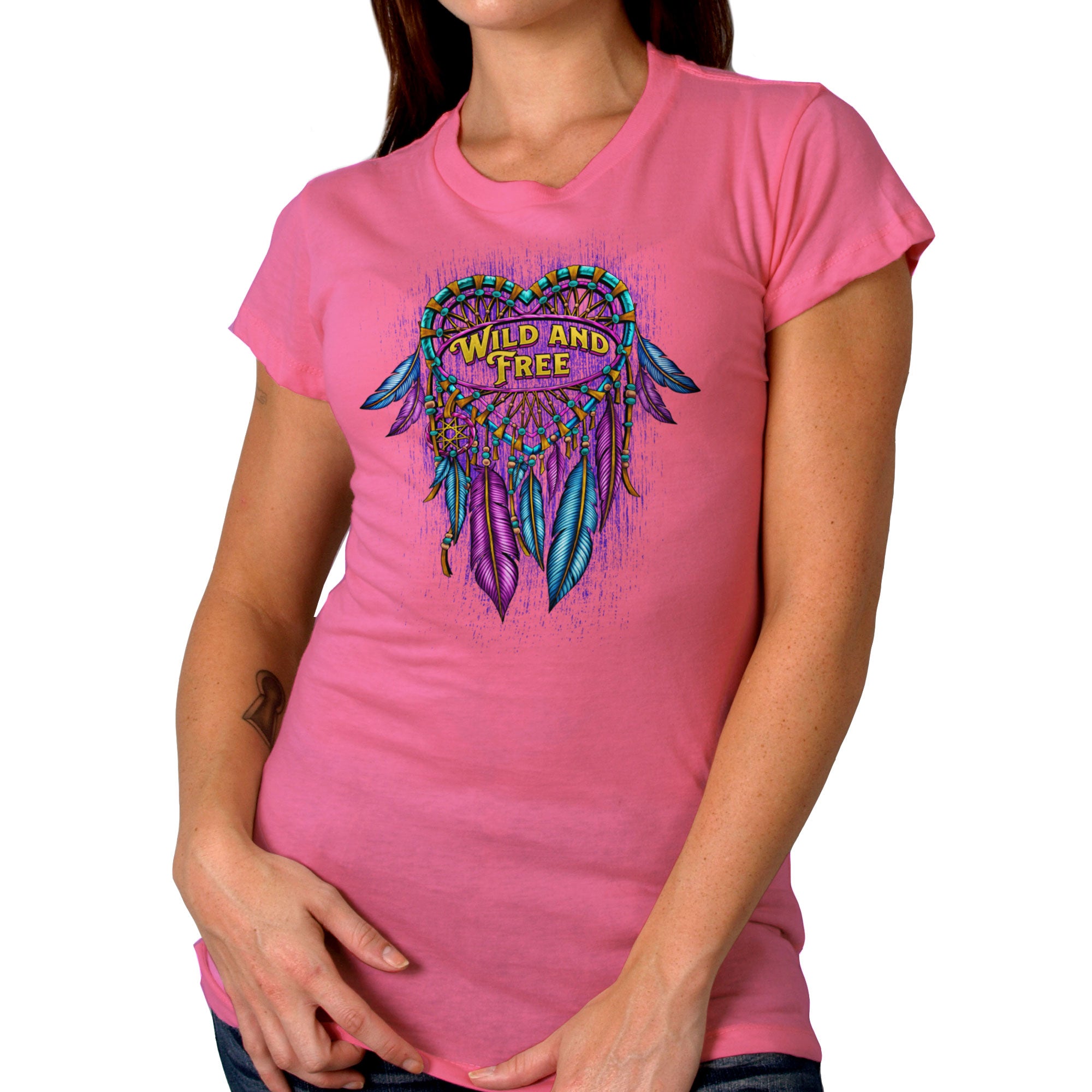 Hot Leathers Ladies Dream Wings T-Shirt