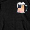 Hot Leathers GMD1496 Men's Beer Mug Flag T-Shirt