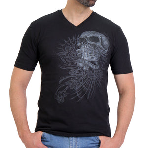 Hot Leathers Sweet Demise V-Neck T-Shirt
