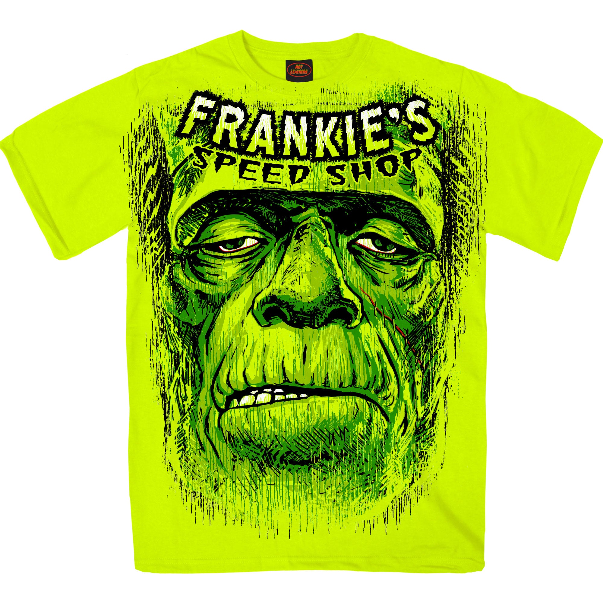 Hot Leathers Frankie's Speed Shop Jumbo Print Shirt