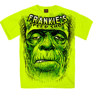 Hot Leathers Frankie's Speed Shop Jumbo Print Shirt