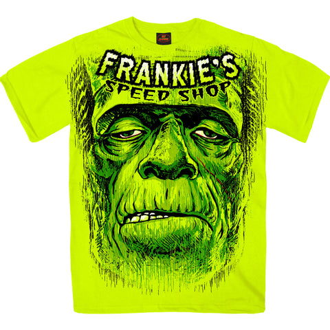 Hot Leathers Frankie's Speed Shop Jumbo Print Shirt