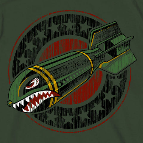 Hot Leathers Short Sleeve Shark Bomb T-Shirt