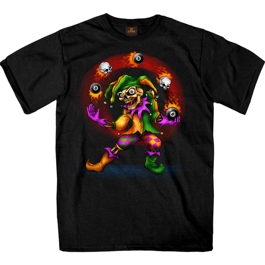 Hot Leathers GMS1526 Mens Black Short Sleeve Juggler T-Shirt