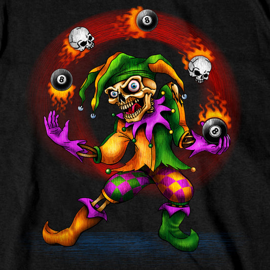 Hot Leathers GMS1526 Mens Black Short Sleeve Juggler T-Shirt
