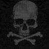 Hot Leathers GMZ4305 Men’s ‘Skull and Crossbones’ Black Hoodie with Zipper Closure