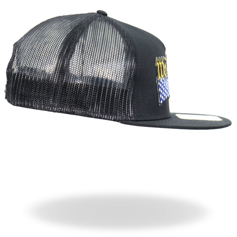 Hot Leathers We The People Snap Back Flat Brim Hat GSH2043