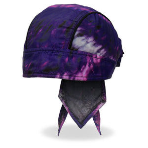 Hot Leathers Purple Tie-Dye 2 Lightweight Headwrap HWH1118